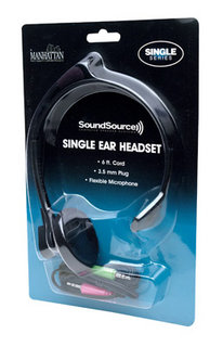 Manhattan 173070 headphones/headset Wired Head-band Black – image 2