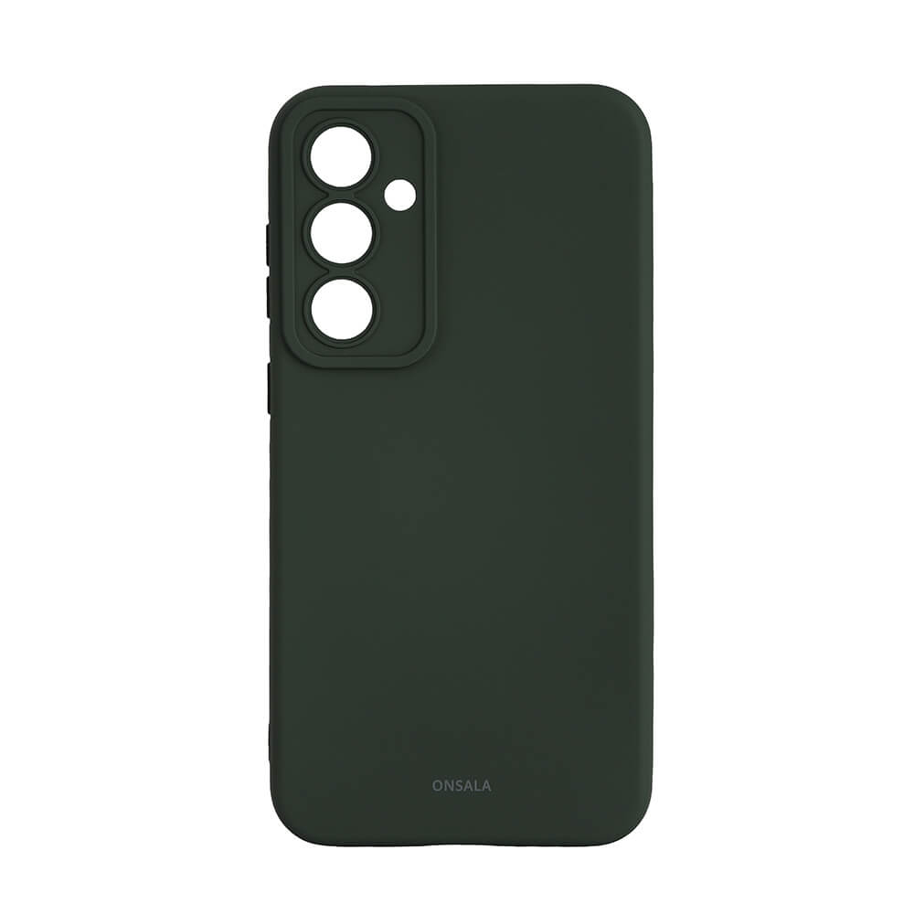 Onsala Phone Case with Silicone Feel Olive Green - Samsung S23 FE