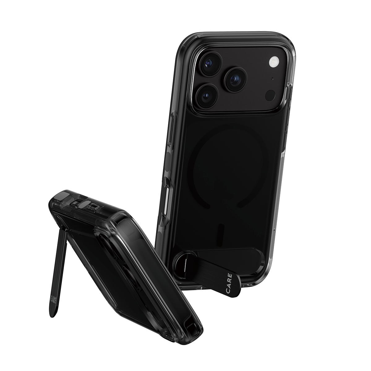 PanzerGlass CARE™ by PanzerGlass® Kickstand Case Smokey w. Black MagSafe iPhone 18 Pro | 17 Pro – image 1