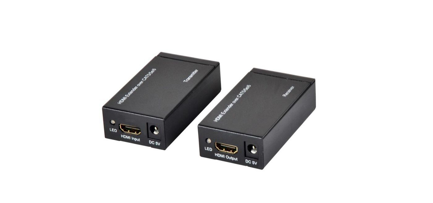 Microconnect MC-HM-ET06 AV extender AV transmitter & receiver Black – image 1