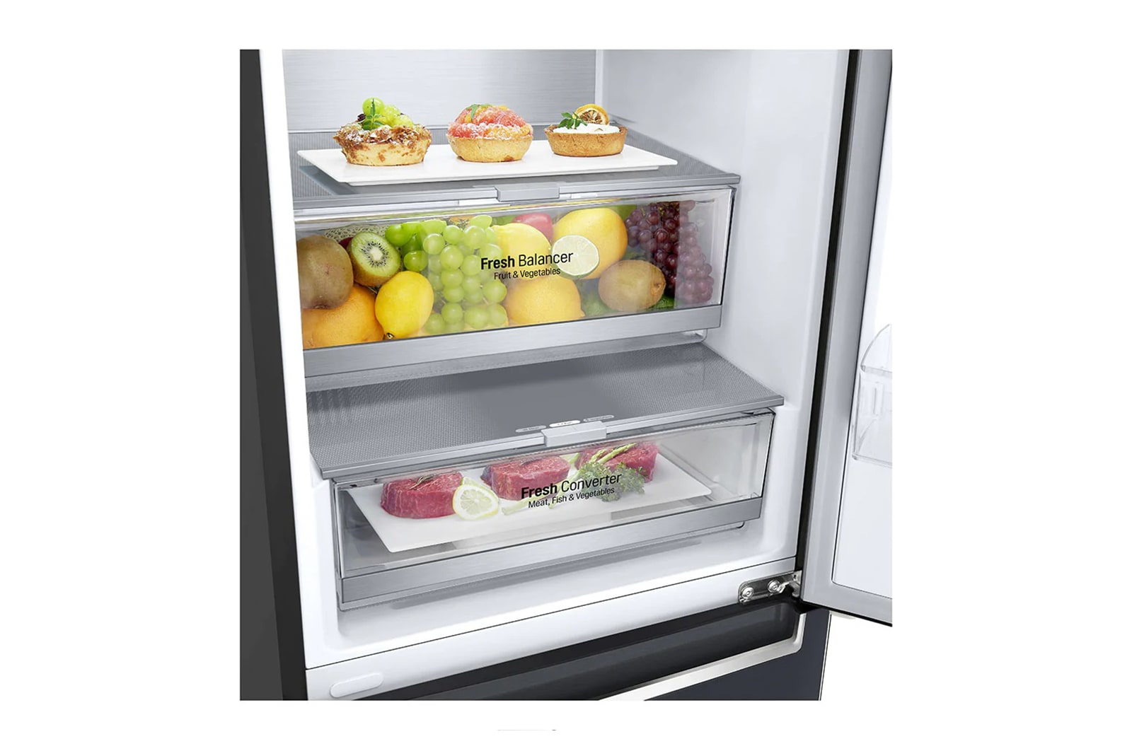 LG GBB92MCACP fridge-freezer Freestanding – image 4