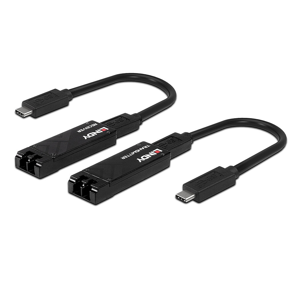 Lindy 100m Fibre Optic USB 3.2 Type C Extender – image 3