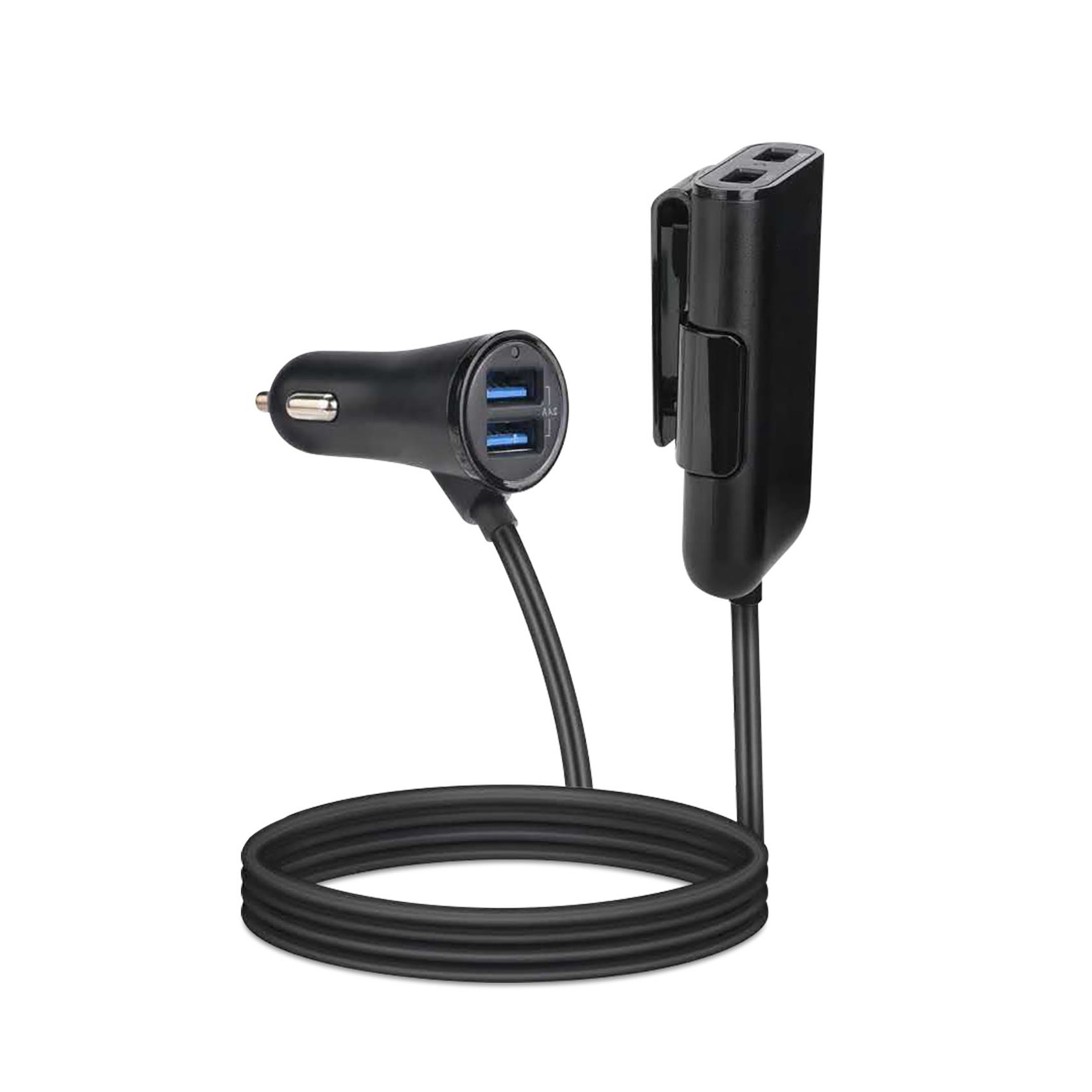 Celly CC4USBEXTBK mobile device charger Universal Black Cigar lighter Auto