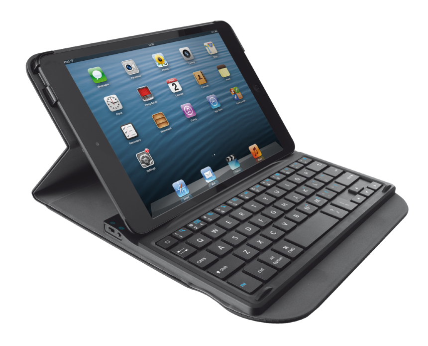 Trust 19384 mobile device keyboard German Bluetooth Black