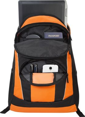 Targus Motor 40.6 cm (16") Backpack case Black, Orange – image 2