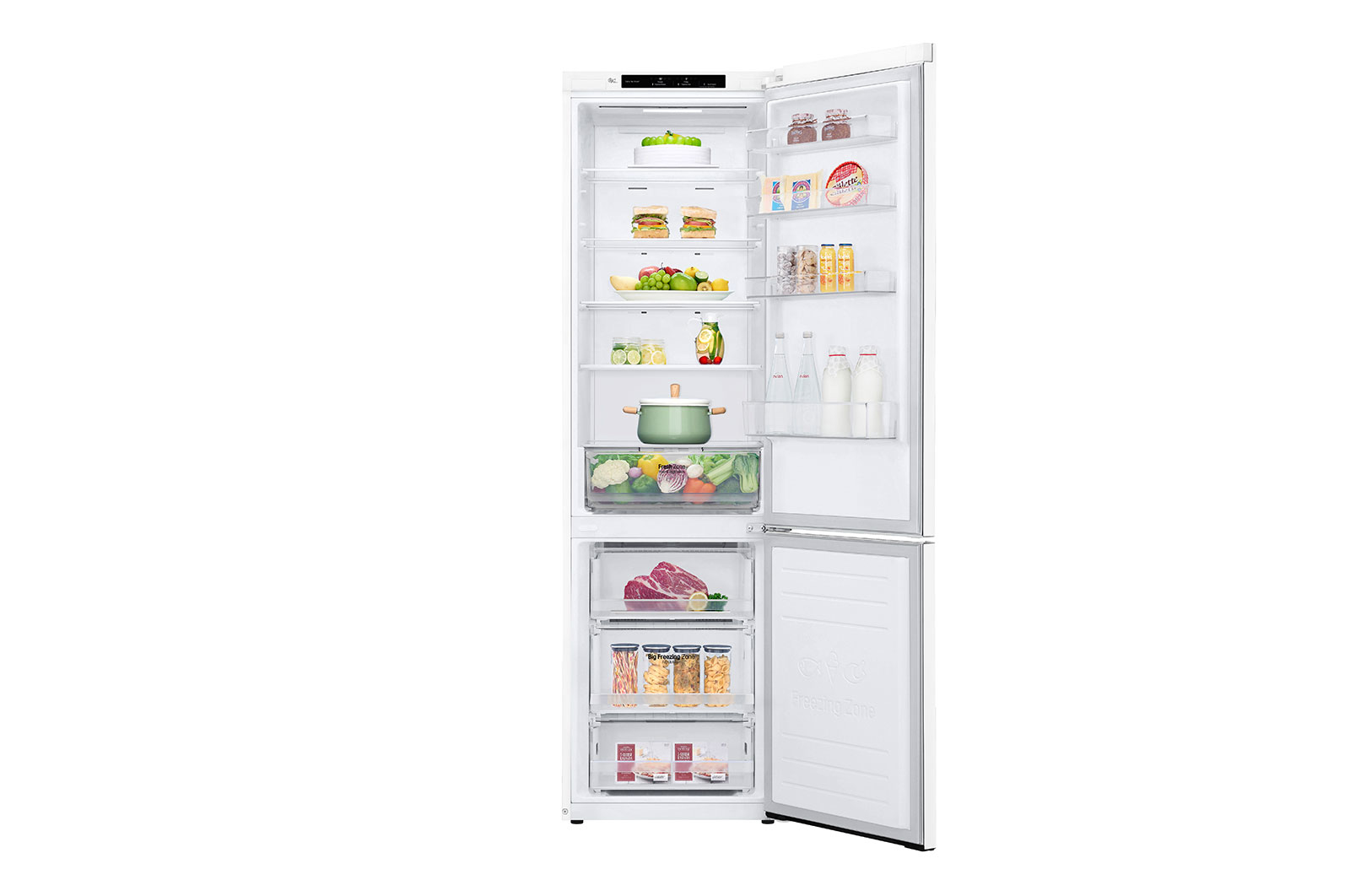 LG GBP32SWLZN fridge-freezer Freestanding – image 2