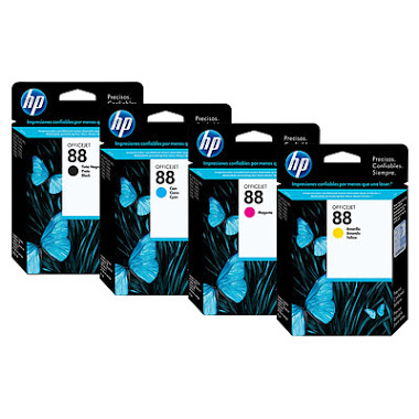 HP 88 CMYK Ink Cartridge Bundle