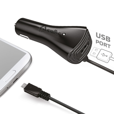 Celly CCMICRO2U mobile device charger Universal Black Cigar lighter Indoor