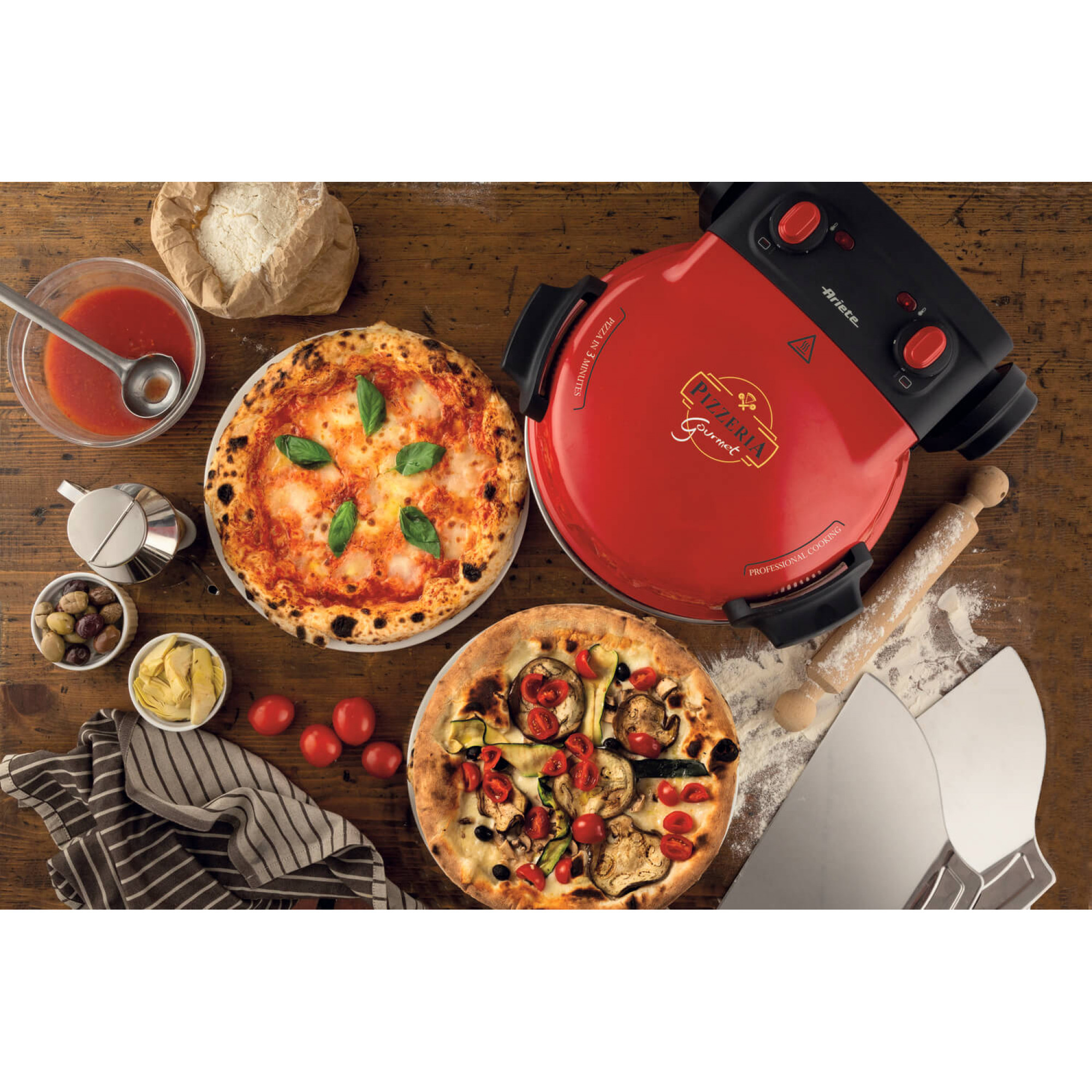 Ariete 934 Pizzeria Gourmet, Neapolitan pizza and calzoni oven – image 7
