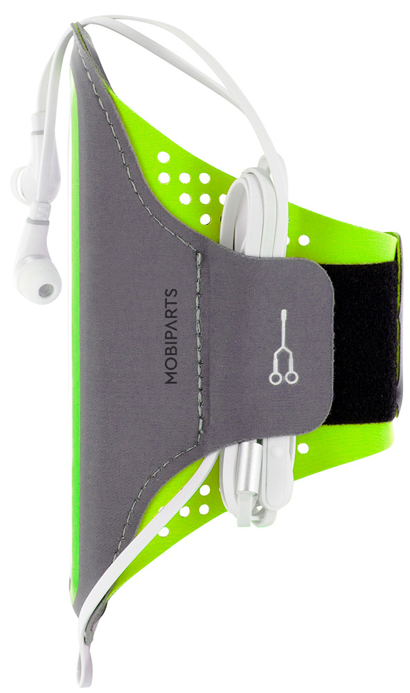 Mobiparts Comfort Fit Sport Armband Samsung Galaxy J4 Plus (2018) Neon Green – image 3