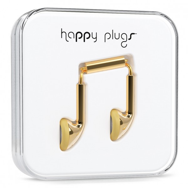 Happy Plugs Earbud Gold – image 1