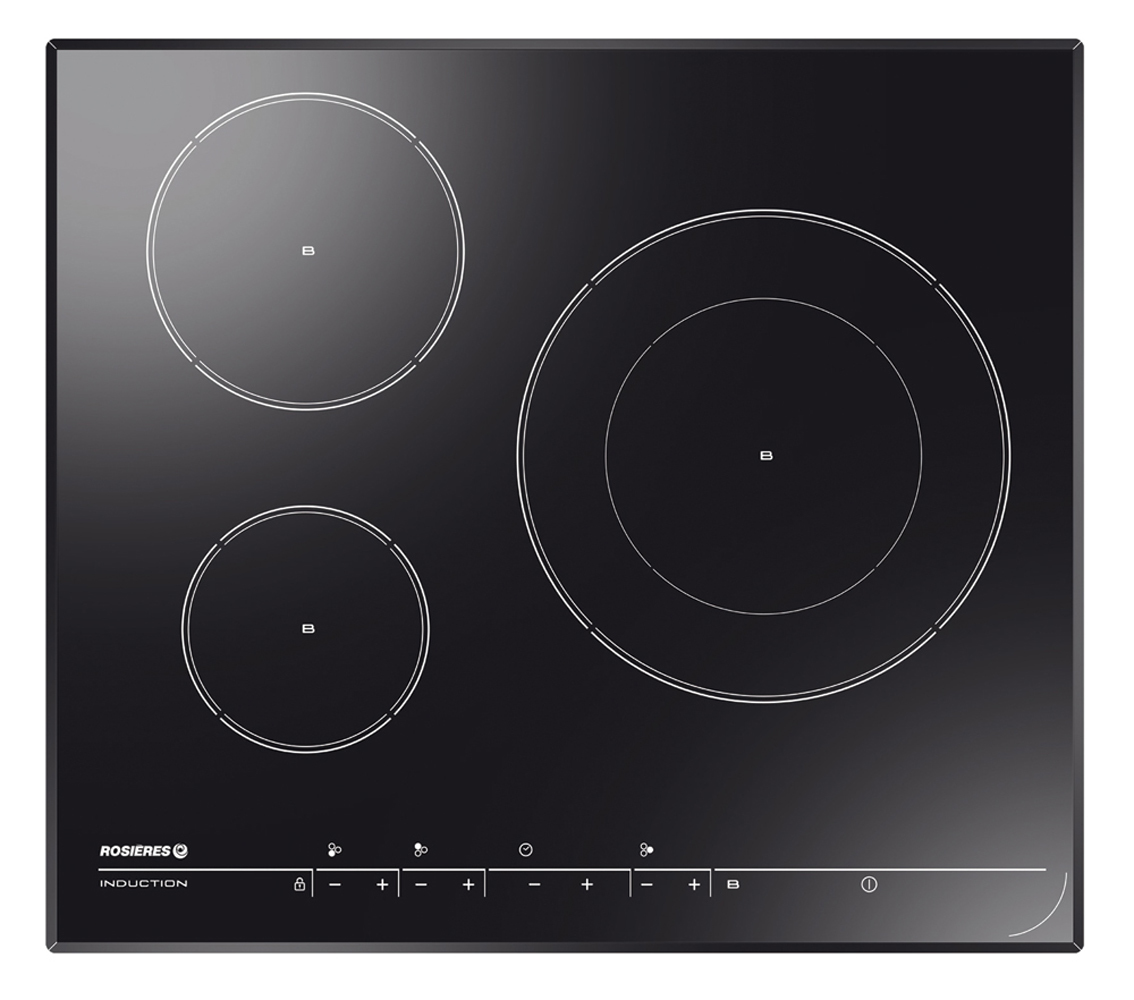 Rosieres RPIC37 hob Black Built-in Ceramic hob 3 zone(s)