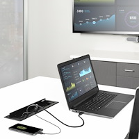 StarTech.com Conference Room Docking Station with Power and Charging; Table Connectivity Box, Universal USB-C Laptop Dock – image 9