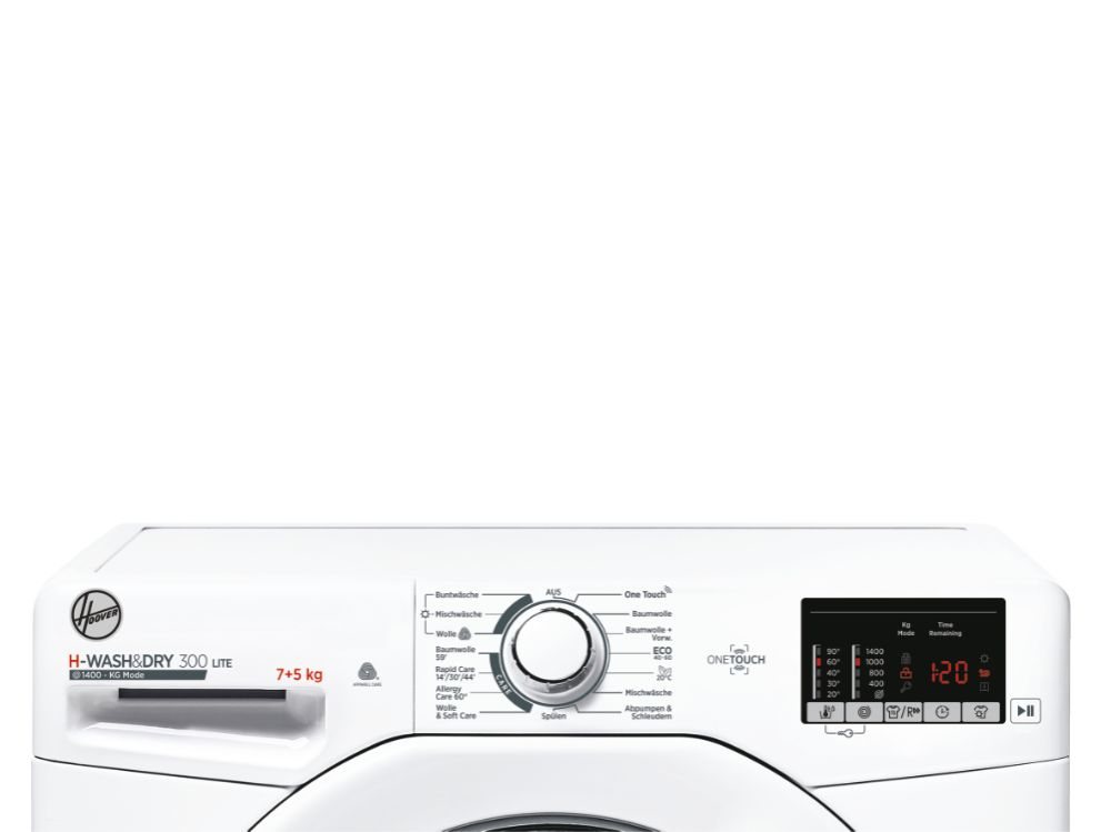 Hoover H-WASH 300 LITE HLW3DQ4752DE-84 washer dryer Freestanding Front-load White – image 3