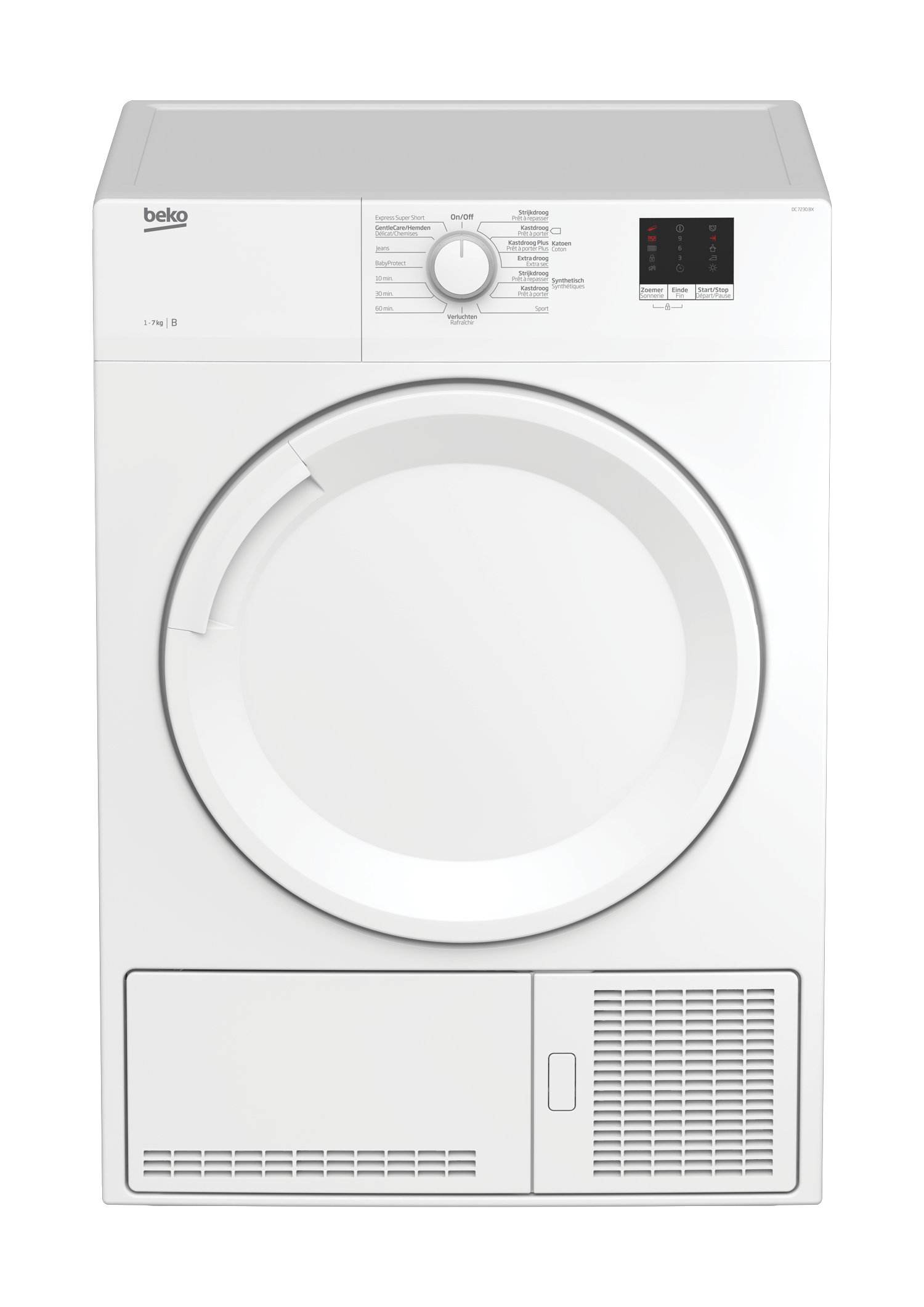 Beko DC7230BX tumble dryer Freestanding Front-load