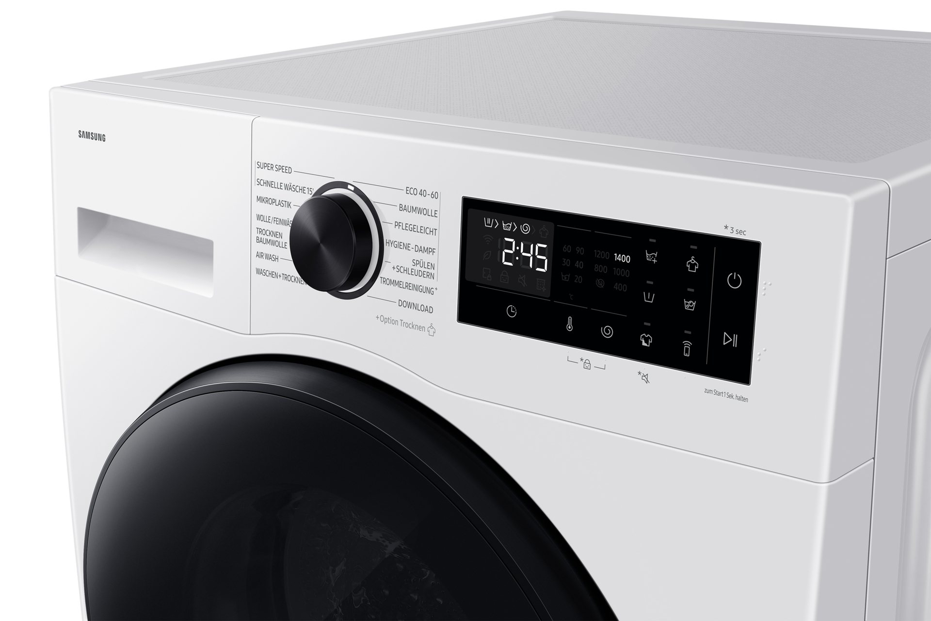 Samsung WD90HG5U34BEEG washer dryer Freestanding Front-load White – image 8