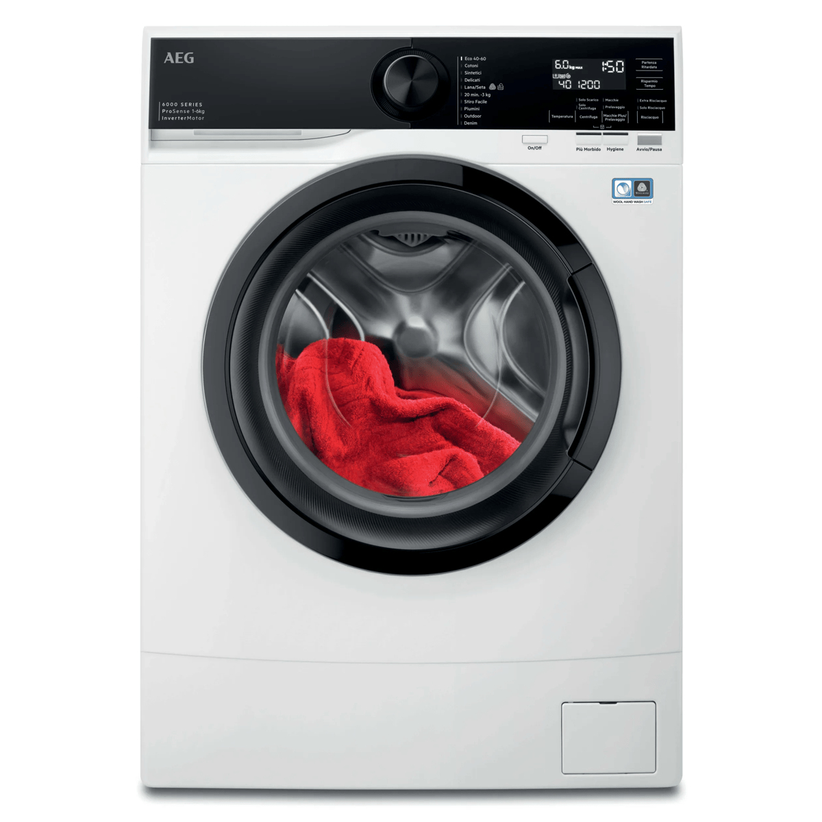 AEG Series 6000 L6SE62B washing machine Front-load