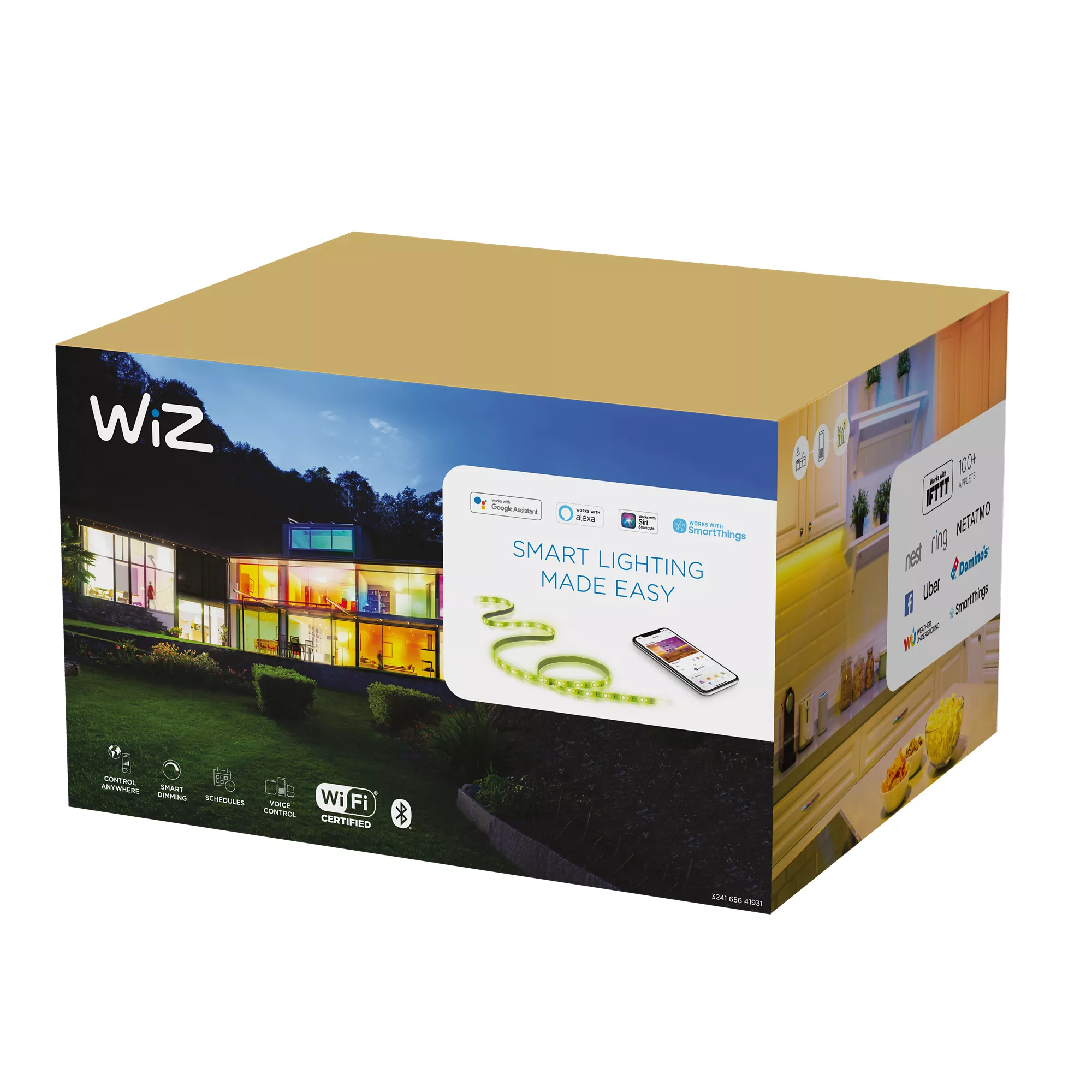WiZ 046677603069 smart lighting Smart strip light Wi-Fi/Bluetooth – image 2