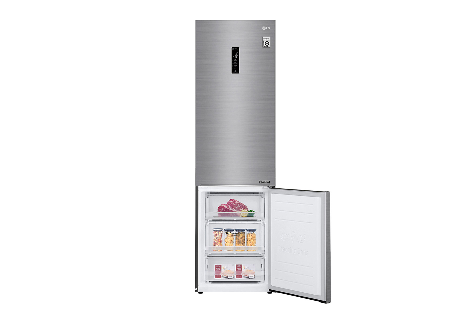 LG GBB62PZFFN fridge-freezer Freestanding – image 8