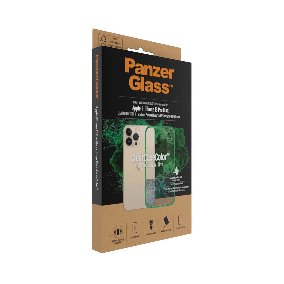 PanzerGlass ® ClearCaseColor™ iPhone 13 Pro Max - Lime – image 4
