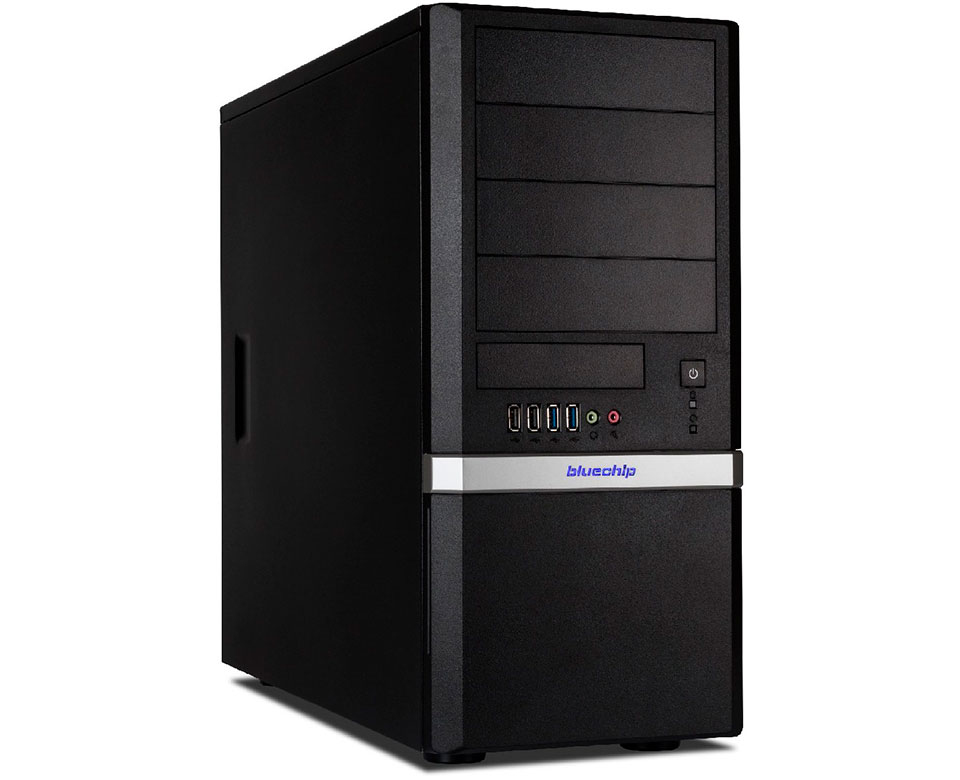 bluechip BUSINESSline T5500 Intel® Core™ i5 i5-14400 16 GB DDR5-SDRAM 500 GB SSD Windows 11 Pro Midi Tower PC Nero