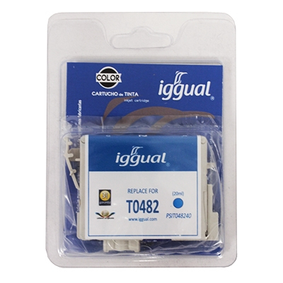 iggual PSIT048240 ink cartridge Cyan