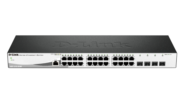 D-Link DGS-1210-28/ME Managed L2 Gigabit Ethernet (10/100/1000) 1U Black