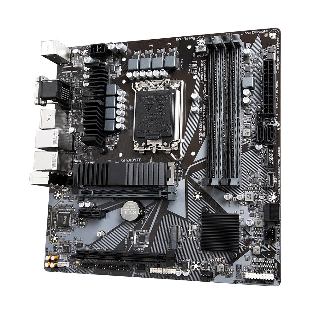 Tarjeta Madre Gigabyte Q670M D3H DDR4 - Socket 1700 - 4xDDR4 - 2133/3200/5333(OC)MHz - HDMI - DisplayPort - Micro ATX - Q670M D3H DDR4 Tarjeta Madre Gigabyte Q670M D3H DDR4 - Socket 1700 - 4xDDR4 - 2133/3200/5333(OC)MHz - HDMI - DisplayPort - Micro ATX - Q670M D3H DDR4