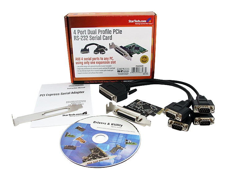 StarTech.com 4Port RS232 PCI Express Serial Card – image 9