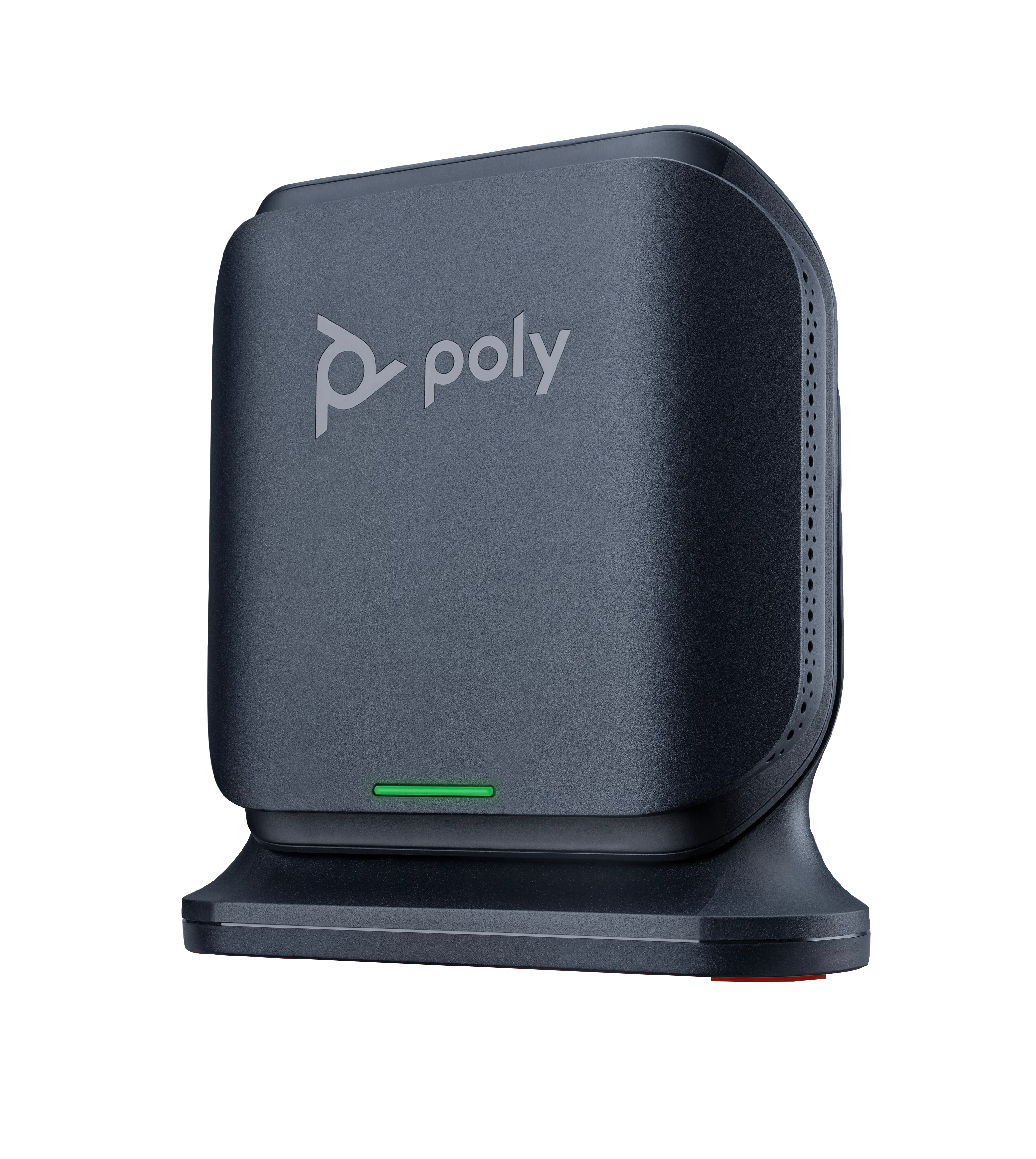 HP Poly Rove B2 - Cordless phone base station / VoIP phone base station with caller ID/call waiting - DECT - 3-way call capability - SIP, SIP v2, SIP over TLS, SIP over UDP, SIP over TCP, SDP, RTCP, RTP - black