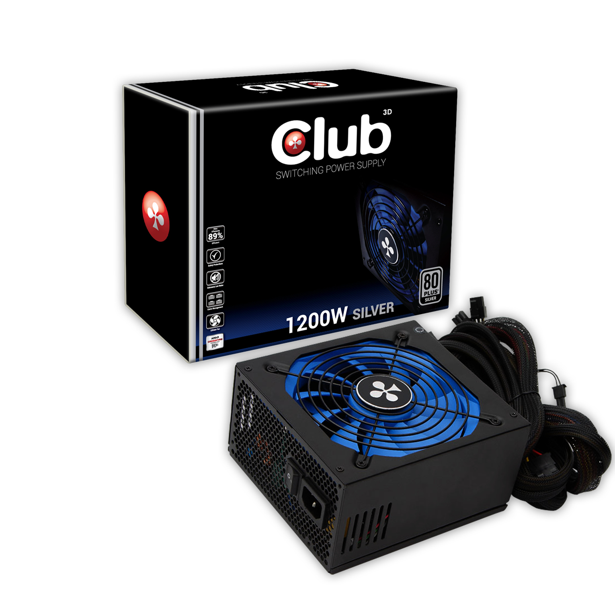 CLUB3D CSP-X1200CS power supply unit – image 1