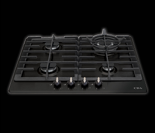 CDA HG6320 Black Built-in Gas 4 zone(s)