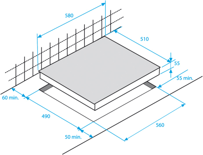 Beko HISG64221S hob Black Built-in Gas 4 zone(s) – image 2