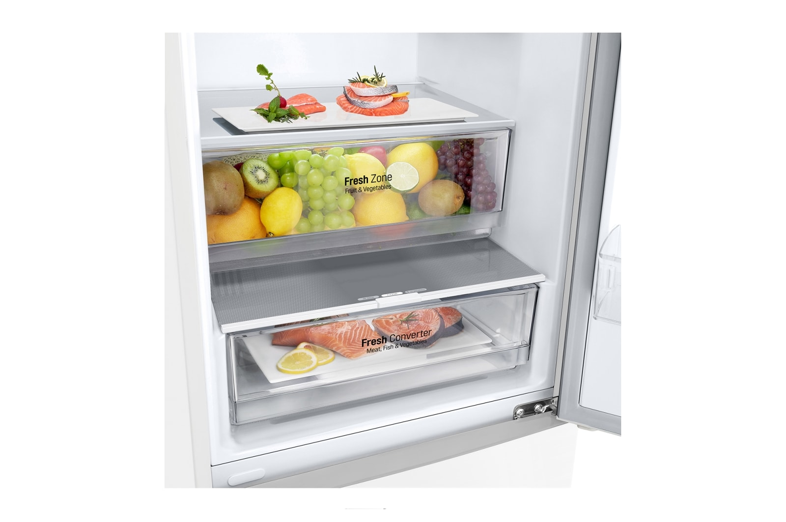 LG GBP62SWXCC1 fridge-freezer Freestanding – image 4