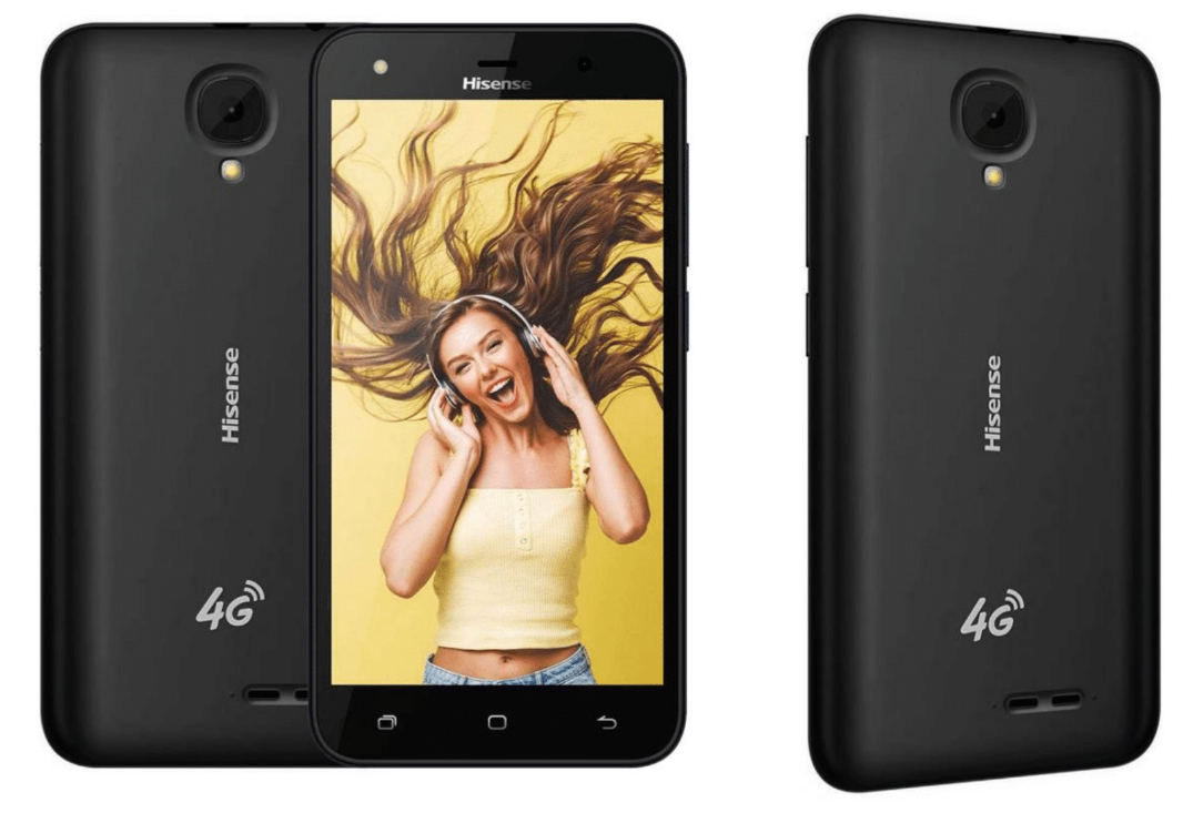 Hisense U3 12.7 cm (5") Single SIM Android 10 4G Micro-USB 1 GB 8 GB 2000 mAh Black