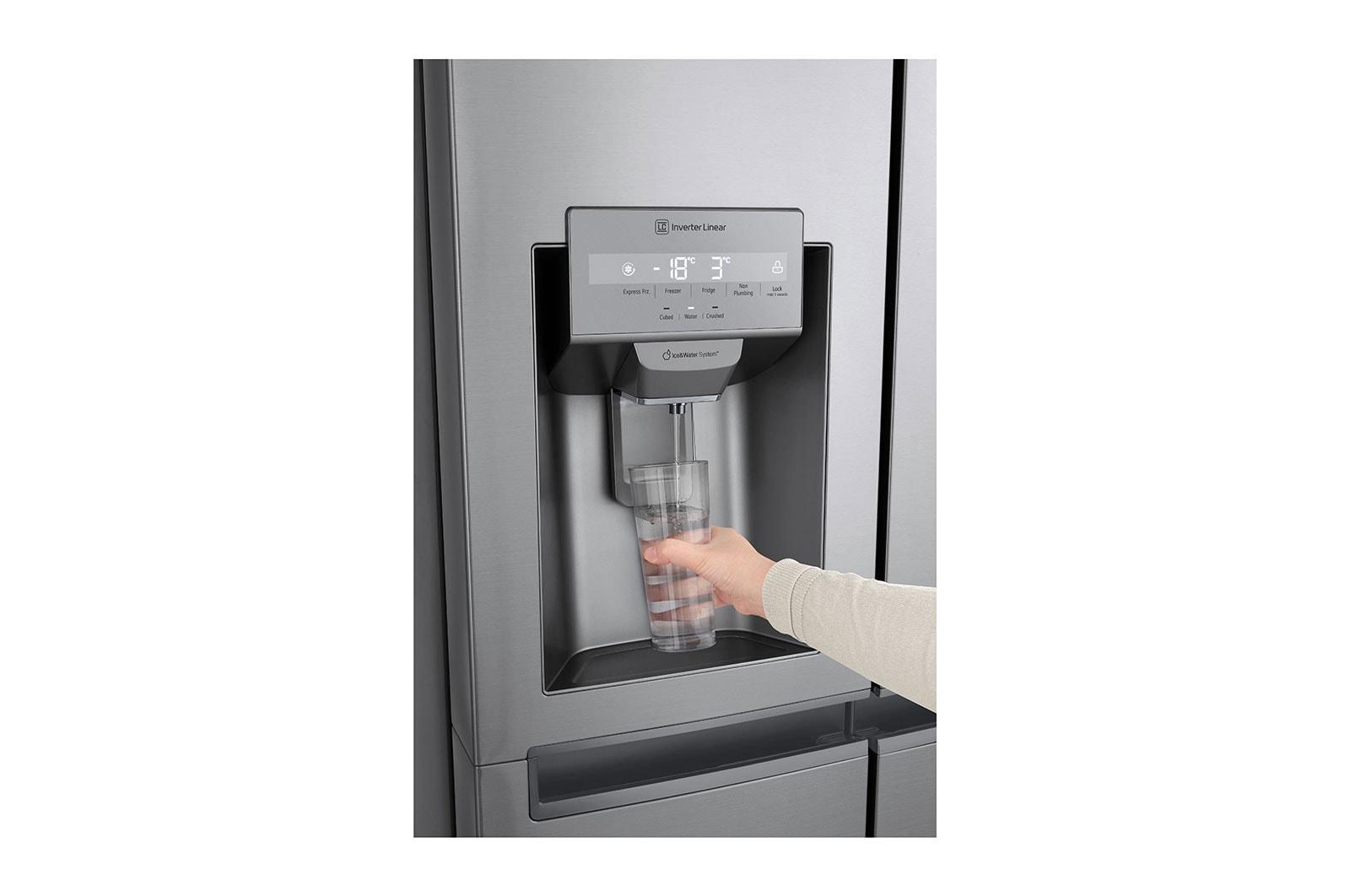 LG GSJV31PZXF side-by-side refrigerator Freestanding – image 9