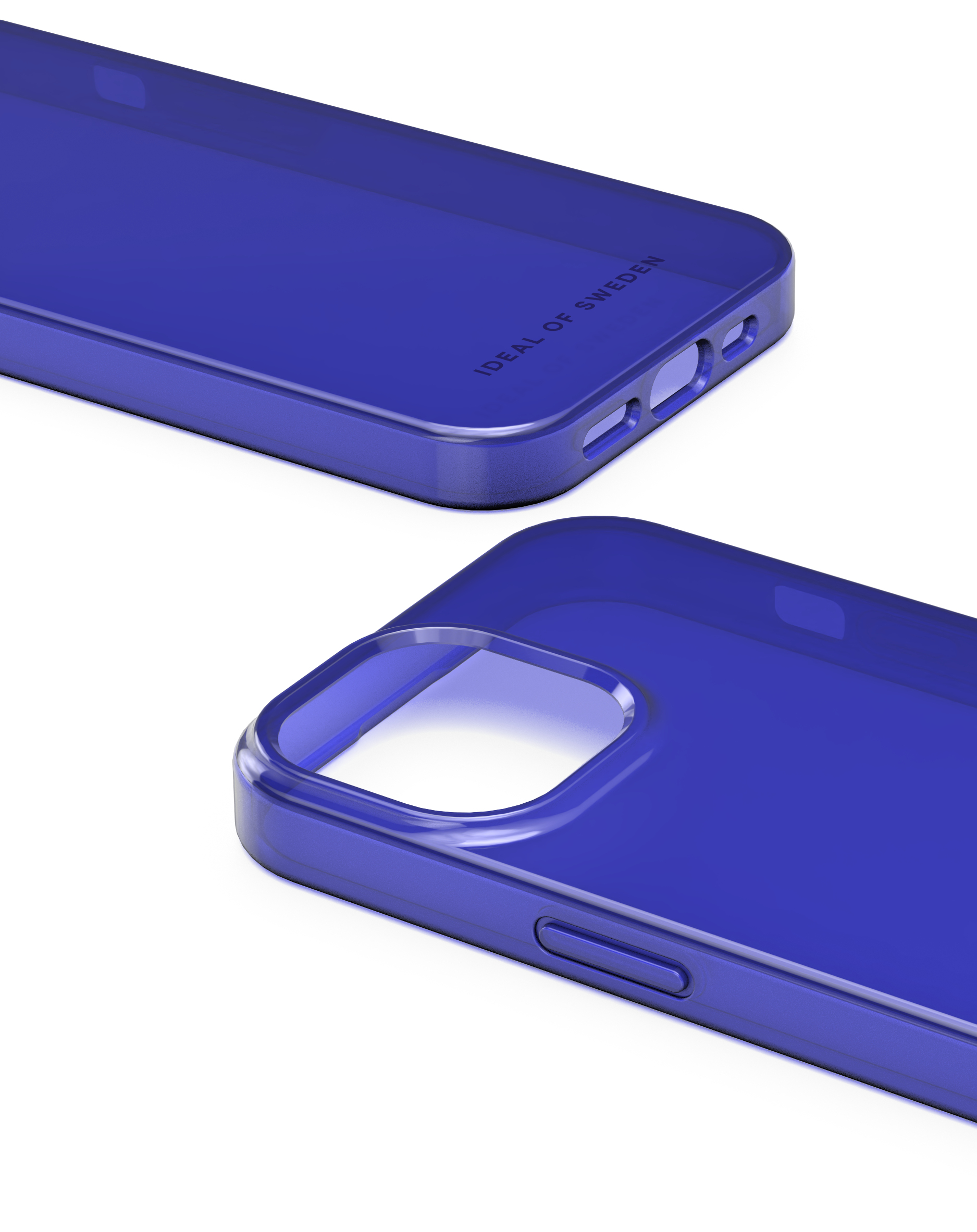 iDeal of Sweden Clear Case iPhone 13 / 14 / 15 / 16e Cobalt Blue