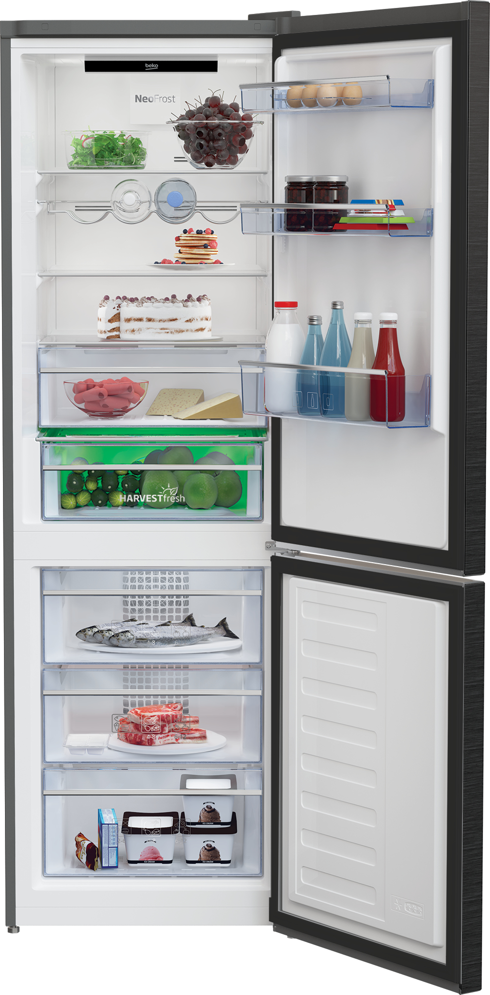 Beko RCNE366E41ZXRN fridge-freezer Freestanding – image 3