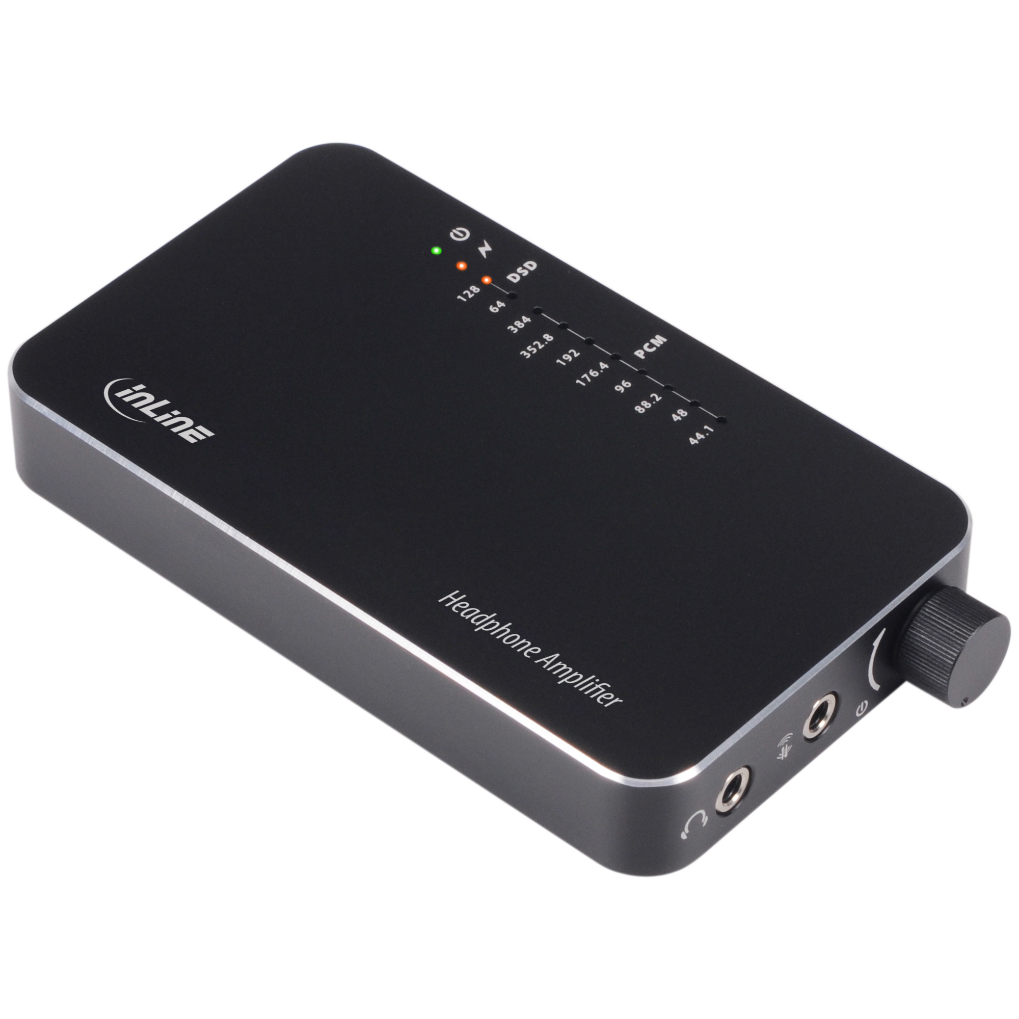 InLine Mobile AmpUSB, Hi-Res AUDIO HiFi DSD USB Audio DAC, 384kHz/32bit