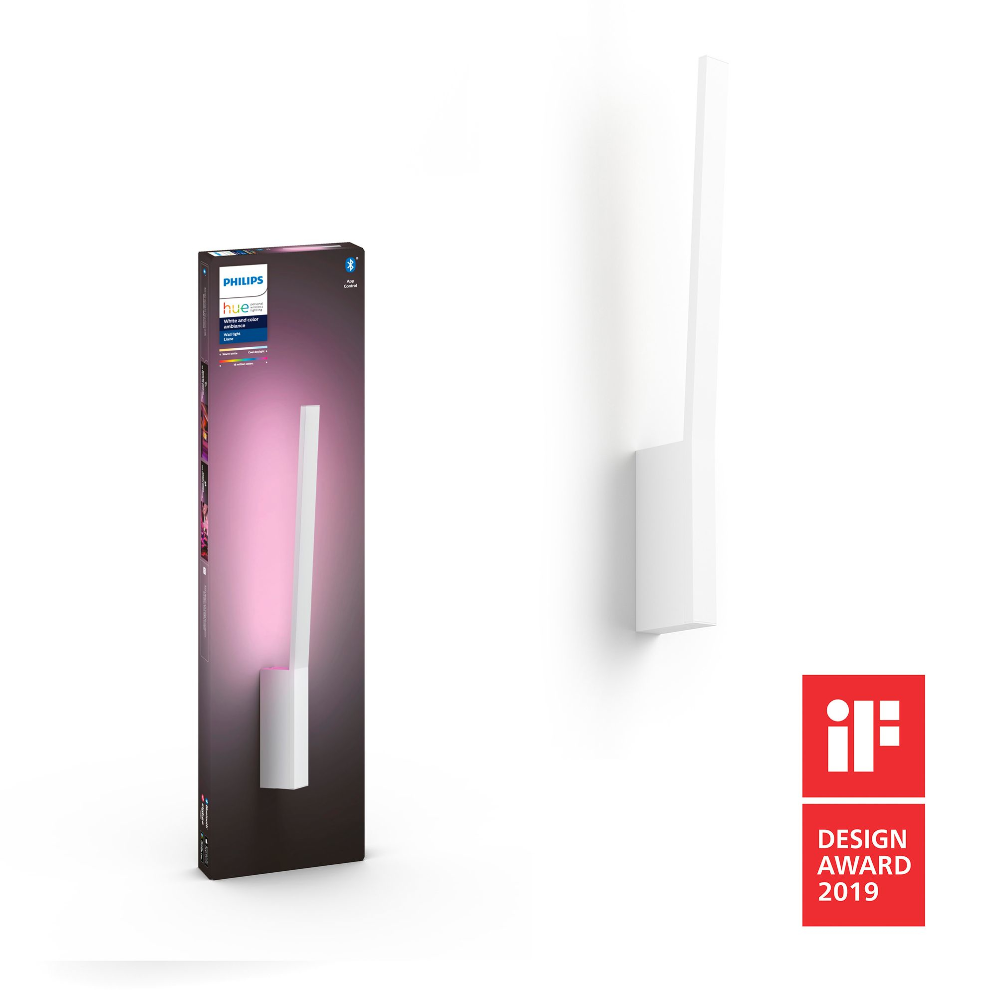 Philips by Signify Philips Hue White and colour ambience Liane wall light – image 6