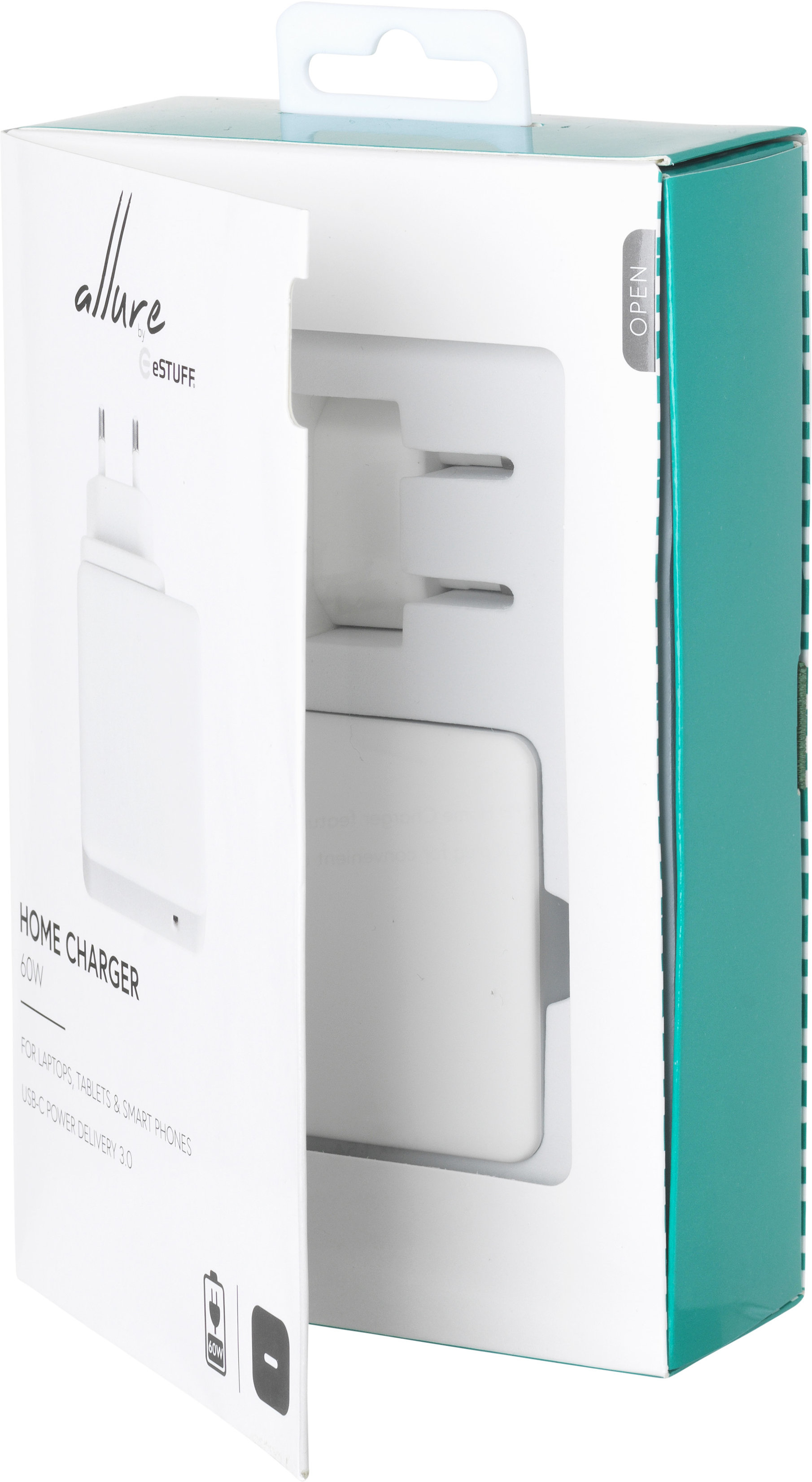 eSTUFF ES639002 mobile device charger Laptop White AC Indoor – image 5