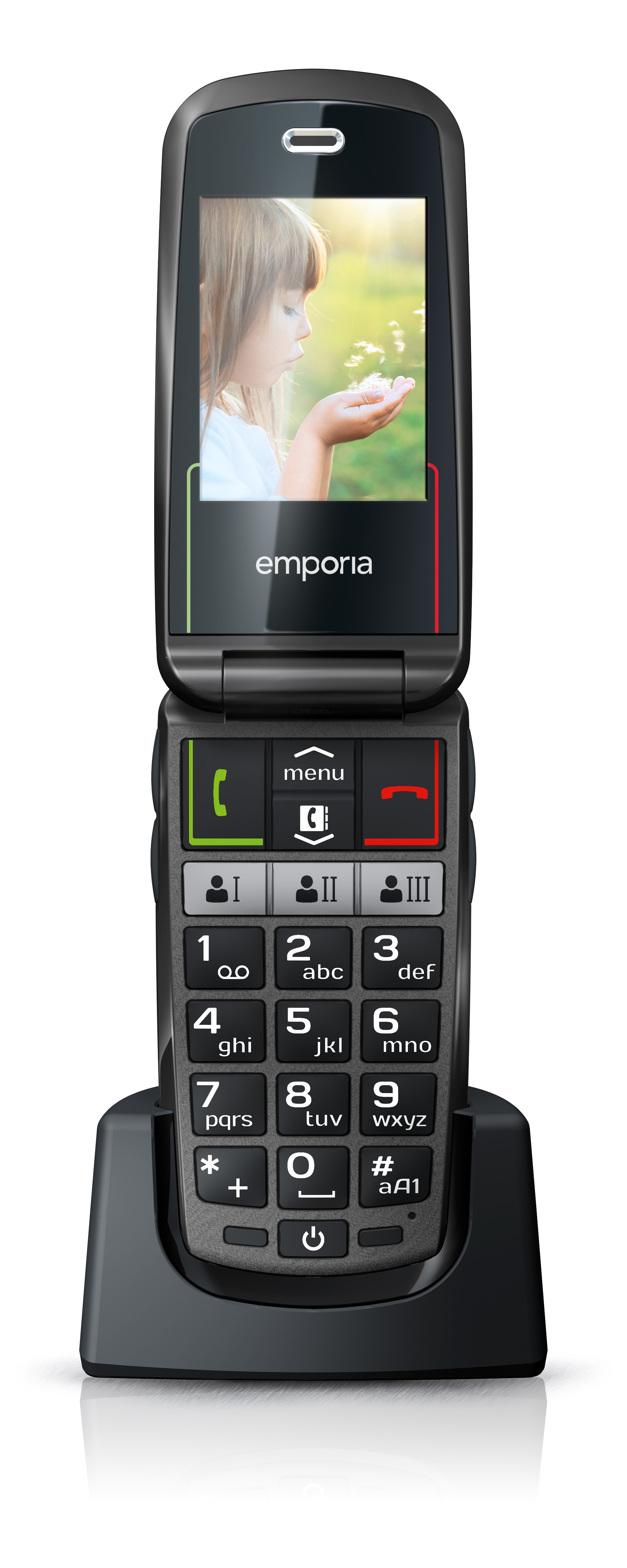 Emporia SELECT 6.1 cm (2.4") 84 g Black Senior phone – image 2