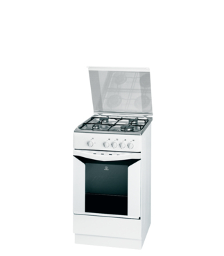Indesit K1G2SXWE cooker Built-in cooker Gas White