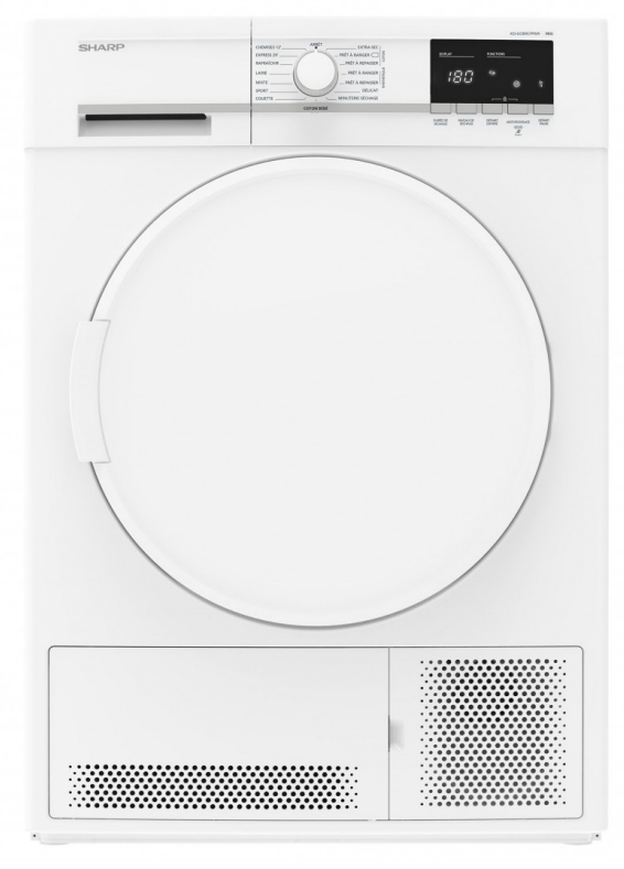 Sharp KD-GCB9S7PW9 tumble dryer Freestanding Front-load