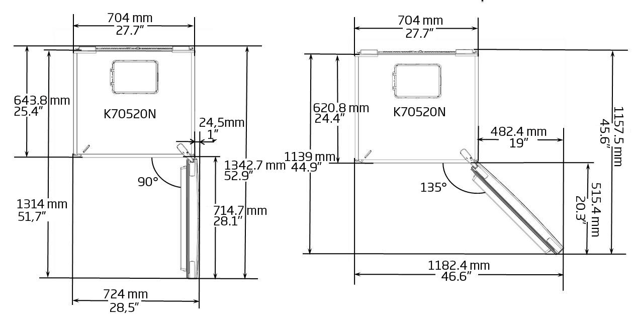 Beko RCNE520E21DS fridge-freezer Freestanding – image 4
