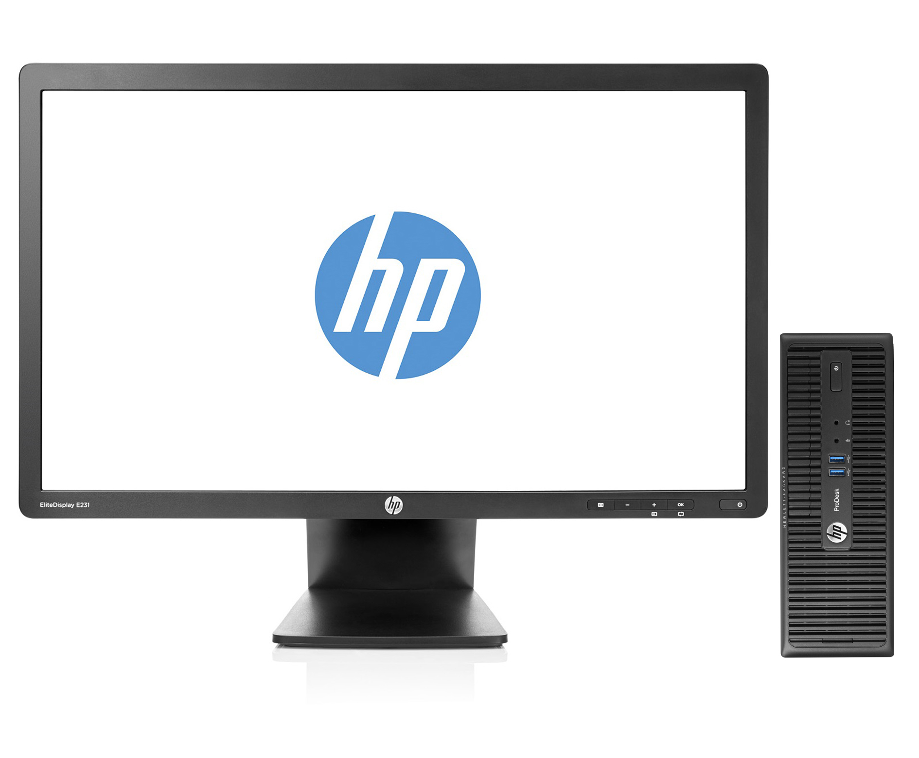 HP 400 G2.5 SFF + EliteDisplay E231 – image 1