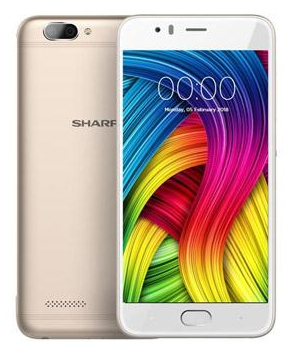 Sharp Pi 13.2 cm (5.2") Dual SIM Android 7.0 4G 2 GB 16 GB 3000 mAh Gold