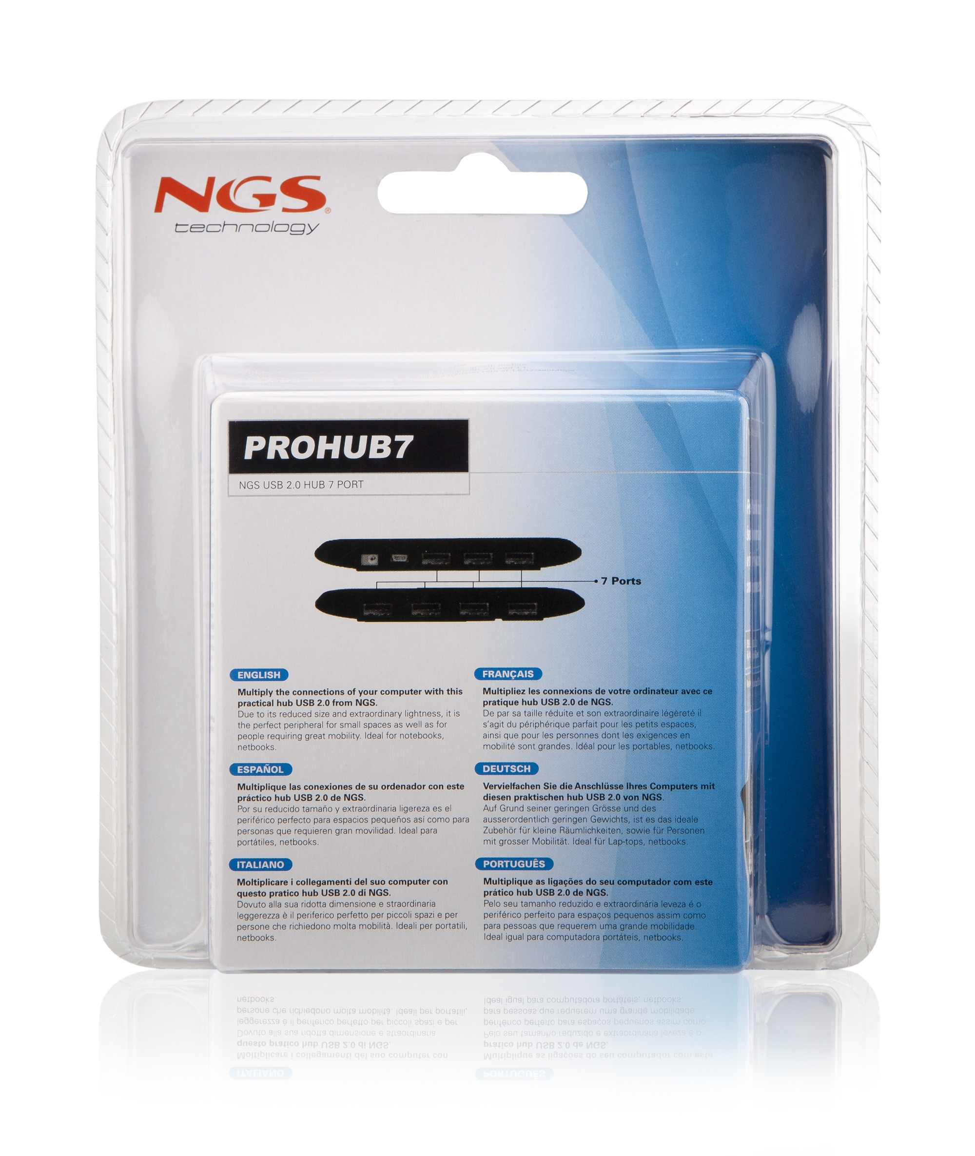 NGS ProHub7 480 Mbit/s Black – image 6