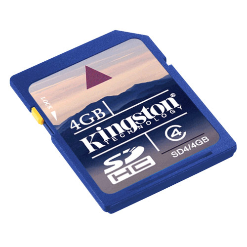 Kingston Technology 4GB SECURE DIGITAL HIGH CAPACITY CARD