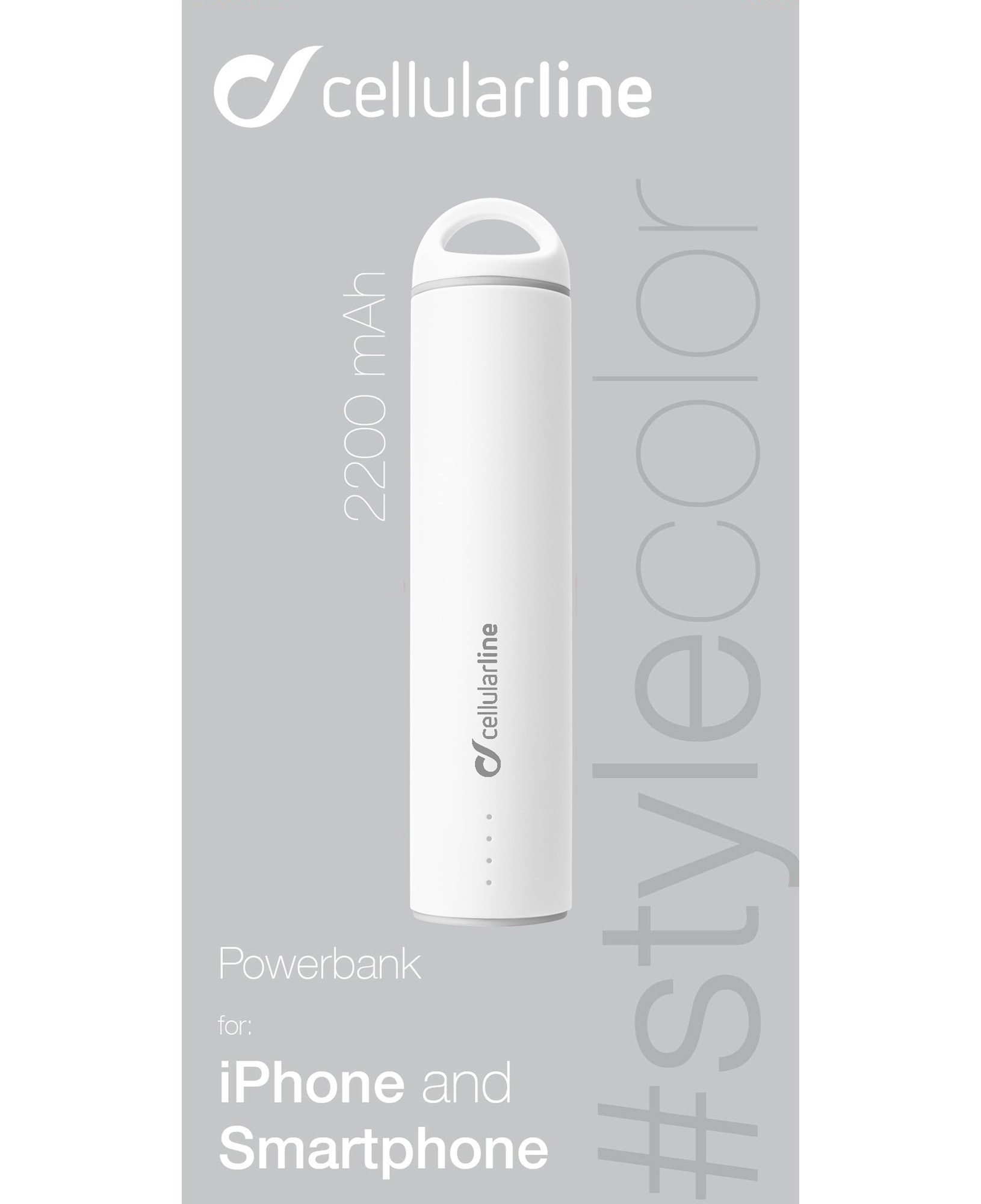 Cellularline Powerbank #Stylecolor 2200 - Universal – image 2